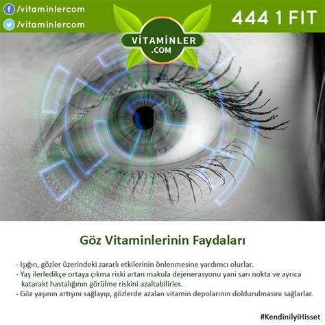 Vitaminler ve Göz Sağlığı: Görme Yeteneği ve Göz Hastalıklarına Karşı Koruma